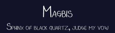 Magbis by Magbis Ovando — Script Handwritten Font — thumbnail 2