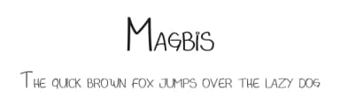 Magbis by Magbis Ovando — Script Handwritten Font — thumbnail 1