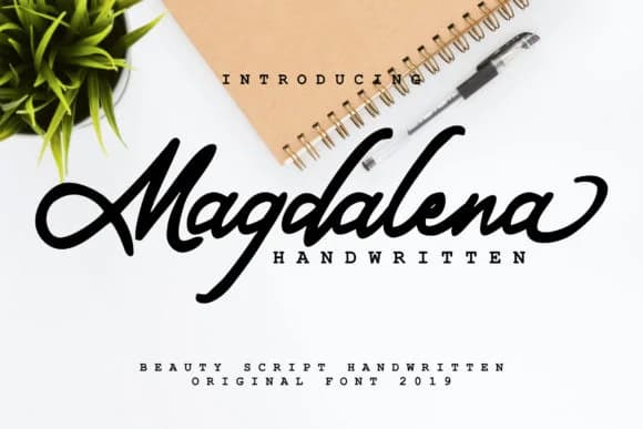 Magdalena Font by Vunira — Script Handwritten Font
