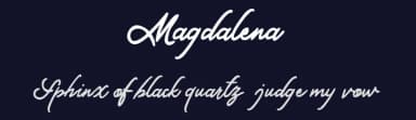 Magdalena by Vunira Design — Script Handwritten Font — thumbnail 2