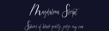Magdalena Script by Analogous Studio — Script Handwritten Font — thumbnail 2