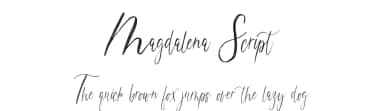 Magdalena Script by Analogous Studio — Script Handwritten Font — thumbnail 1