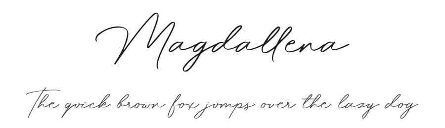 Magdallena by Bluestype Studio — Script Handwritten Font
