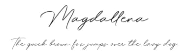 Magdallena by Bluestype Studio — Script Handwritten Font — thumbnail 1