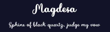 Magdesa by Bosstype Studio — Script Handwritten Font — thumbnail 2