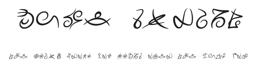 Mage Script by Pixel Sagas — Dingbats Font