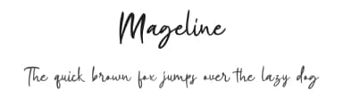 Mageline by Letterhend Studio — Script Handwritten Font — thumbnail 1