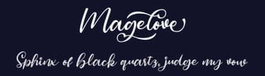 Magelove by Garisman Studio — Script Handwritten Font — thumbnail 2