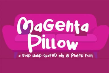 Magenta Pillow Font by Illustration Ink — Script Handwritten Font — thumbnail 1