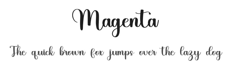 Magenta by FreshtypeINK — Script Handwritten Font
