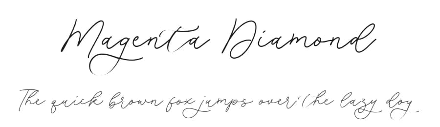 Magenta Diamond by Balpirick Studio — Script Handwritten Font — preview 1