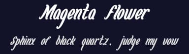 Magenta Flower by weknow — Script Handwritten Font — thumbnail 2