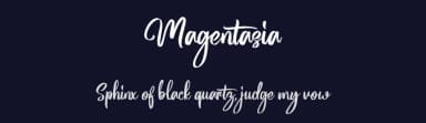 Magentasia by FHFont — Script Handwritten Font — thumbnail 2