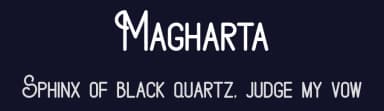 Magharta by Mustofa Nur Sidiq — Script Handwritten Font — thumbnail 2