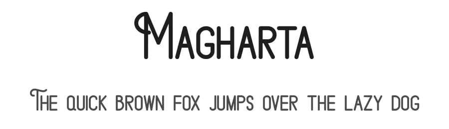 Magharta by Mustofa Nur Sidiq — Script Handwritten Font