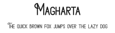 Magharta by Mustofa Nur Sidiq — Script Handwritten Font — thumbnail 1