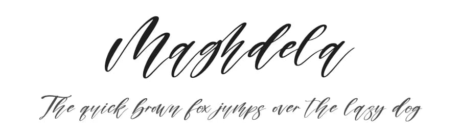 Maghdela by Perspectype Studio - Letterena.com — Script Handwritten Font