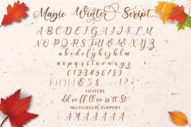 Magic Winter Trio Font by Almeera Studio — Script Handwritten Font — thumbnail 6