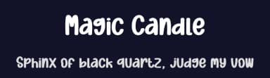 Magic Candle by Scratchones — Script Handwritten Font — thumbnail 2