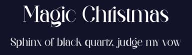 Magic Christmas by Rian Dryana — Serif Font — thumbnail 2