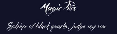 Magic Pies by JSH creates — Script Handwritten Font — thumbnail 2