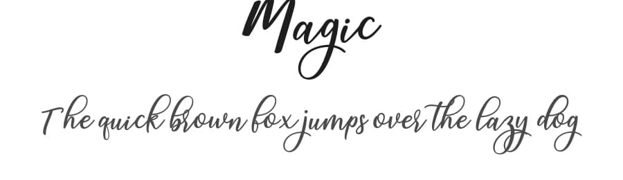 Magic by Mr Letters — Script Handwritten Font