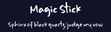 Magic Stick by Masa Aska Sanurumi — Script Handwritten Font — thumbnail 2