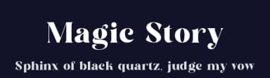 Magic Story by HansCo — Serif Font — thumbnail 2