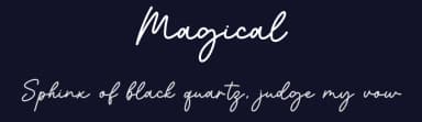 Magical by Graphix Line Studio — Script Handwritten Font — thumbnail 2