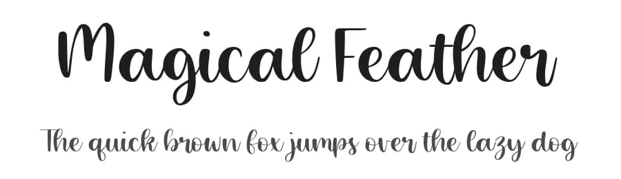 Magical Feather by Balpirick Studio — Script Handwritten Font