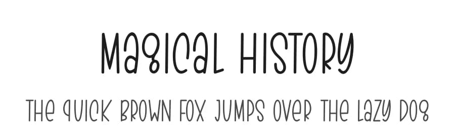 Magical History by Supersemar Letter — Script Handwritten Font