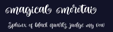 Magical Morotai by Four Lines — Script Handwritten Font — thumbnail 2