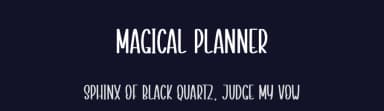 Magical Planner by Scratchones — Script Handwritten Font — thumbnail 2