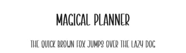 Magical Planner by Scratchones — Script Handwritten Font — thumbnail 1