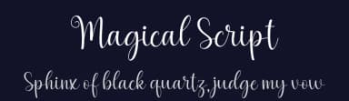 Magical Script by zulkhairilettering — Script Handwritten Font — thumbnail 2