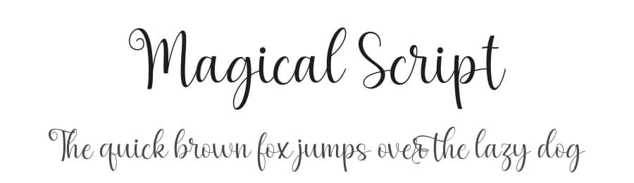 Magical Script by zulkhairilettering — Script Handwritten Font