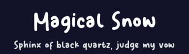 Magical Snow by Sronstudio — Script Handwritten Font — thumbnail 2