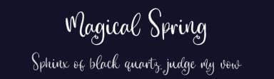 Magical Spring by Sronstudio — Script Handwritten Font — thumbnail 2