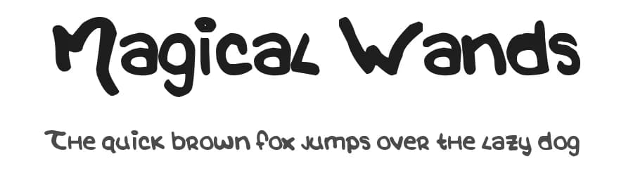 Magical Wands by Wizzah — Script Handwritten Font