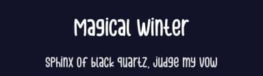 Magical Winter by Graphix Line Studio — Script Handwritten Font — thumbnail 2