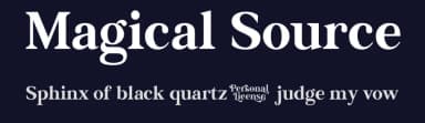 Magical Source by Java Pep — Serif Font — thumbnail 2