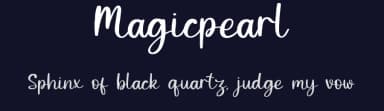 Magicpearl by Qwrtype Foundry — Script Handwritten Font — thumbnail 2