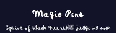 Magic Pens by Xerographer Fonts — Script Handwritten Font — thumbnail 2
