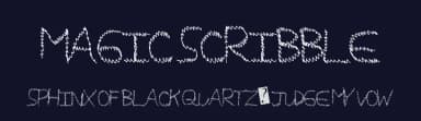 Magic Scribble by Xerographer Fonts — Script Handwritten Font — thumbnail 2
