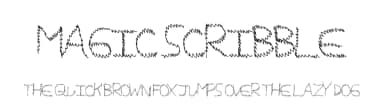 Magic Scribble by Xerographer Fonts — Script Handwritten Font — thumbnail 1