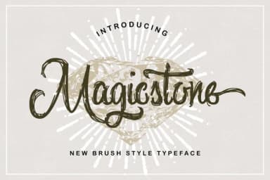 Magicstone Font by QueenType — Script Handwritten Font — thumbnail 1