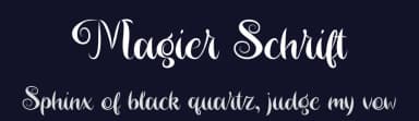 Magier Schrift by Misti's Fonts — Script Handwritten Font — thumbnail 2