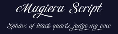 Magiera Script by The Trending Fonts — Script Handwritten Font — thumbnail 2