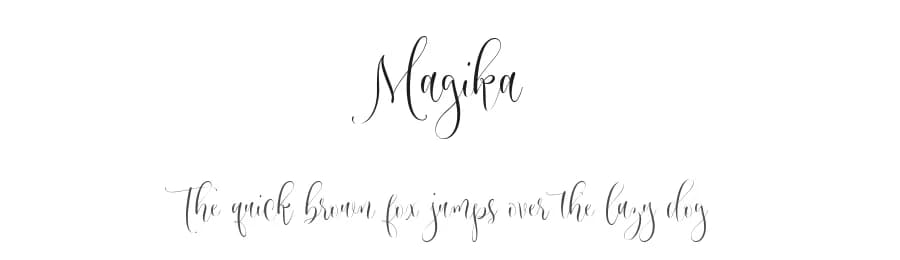 Magika by Redy Studio — Script Handwritten Font — preview 1