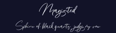 Maginted by Hugefonts — Script Handwritten Font — thumbnail 2